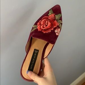 Women’s pink rose loafers